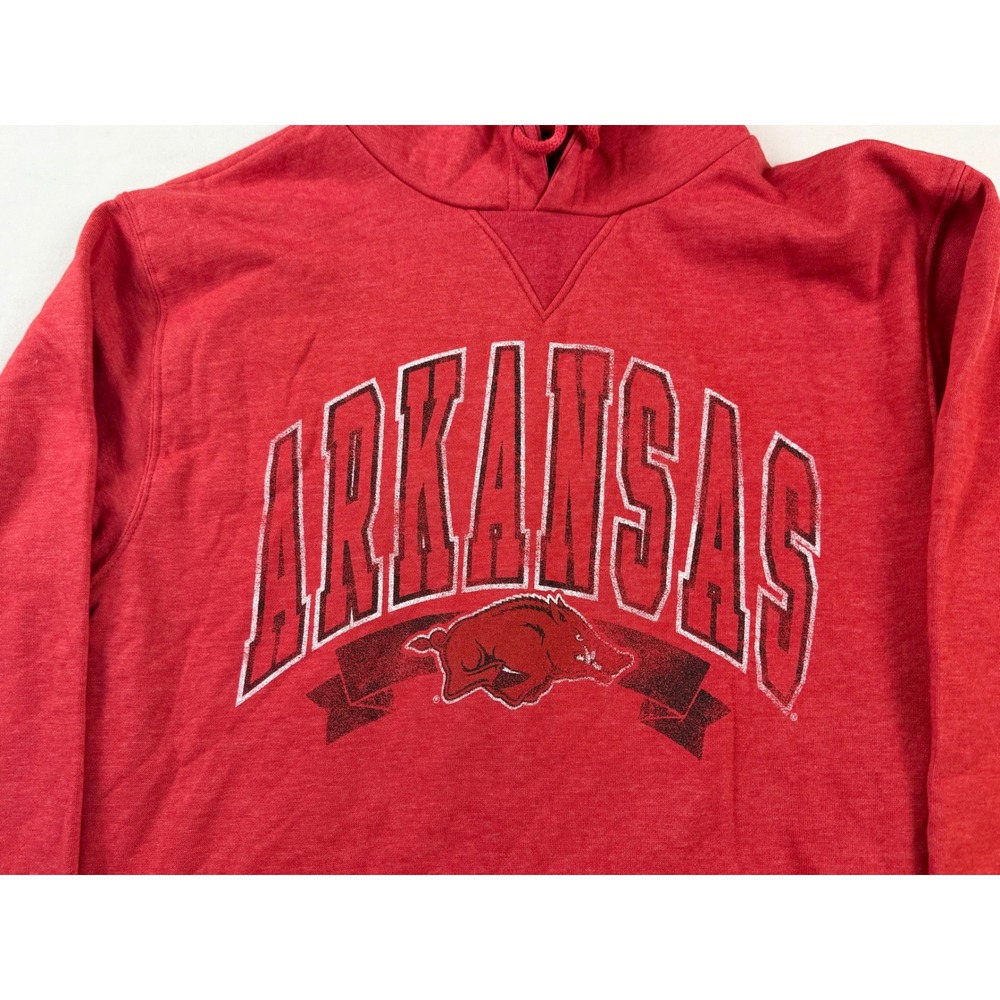 Arkansas Razorbacks Graphic x Rivalry Threads Sweatshirt Mens Small Red - Picture 8 of 10